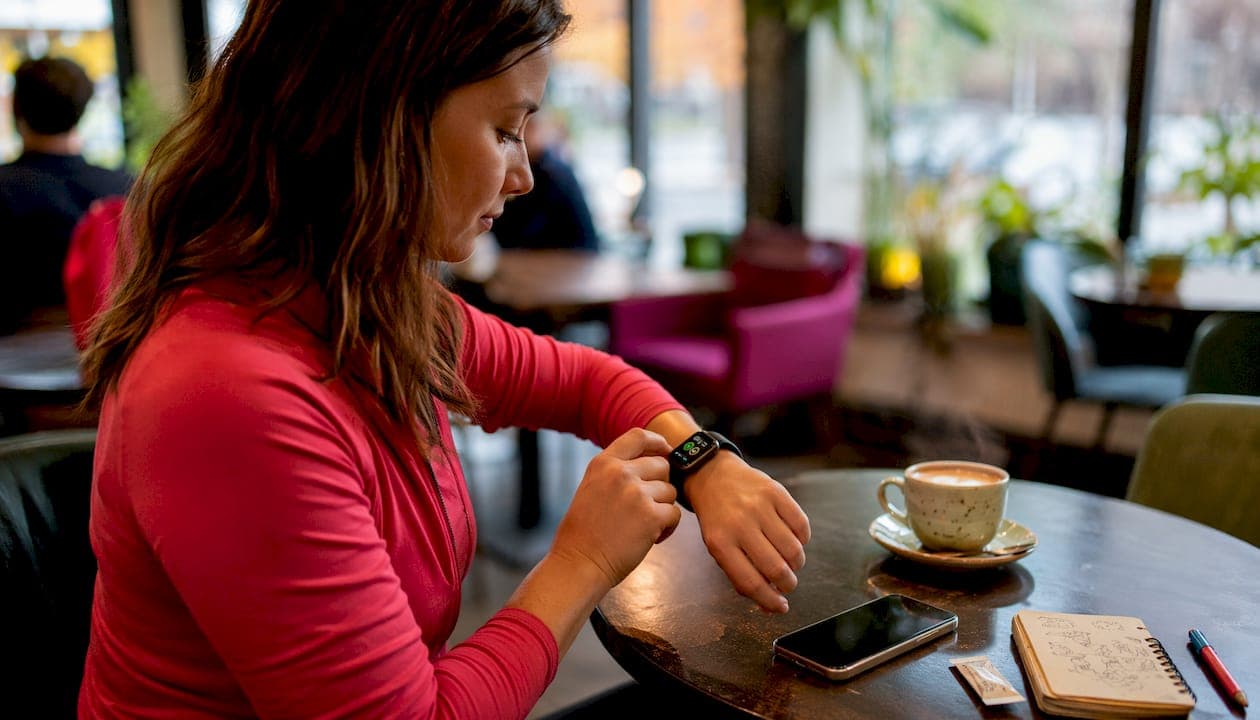Workspace showing Apple Watch and iPhone syncing step data